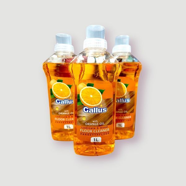 Засіб для миття паркету і ламінату Gallus з апельсиновим маслом 1 л 299 фото