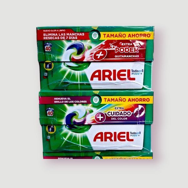 Капсули для прання Ariel Pods All-in-1 Extra Poder 40 шт Італія 58 фото