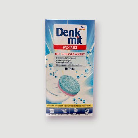 Таблетки для чищення унітаза DenkMit WC-Tabs, 16 шт. 274 фото