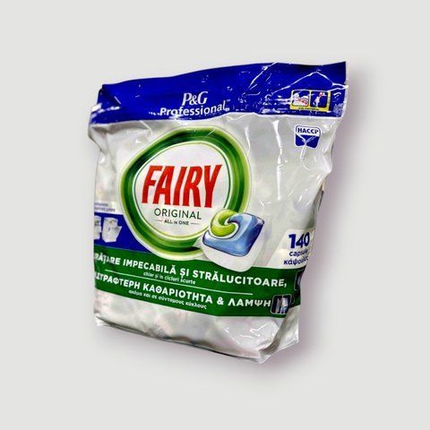 Таблетки для посудомийної машини Fairy Original All in One 140 шт 149 фото