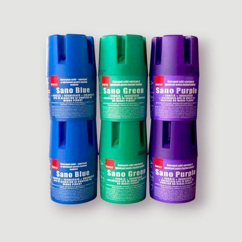 Бачок для миття унітазу Sano Blue Flash, 150 г 162 фото